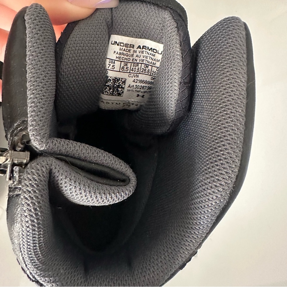 Under Armour Black Tactical Boots View 4